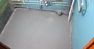 Наливной пол в туалете Улан-Удэ, цена от 870 руб.